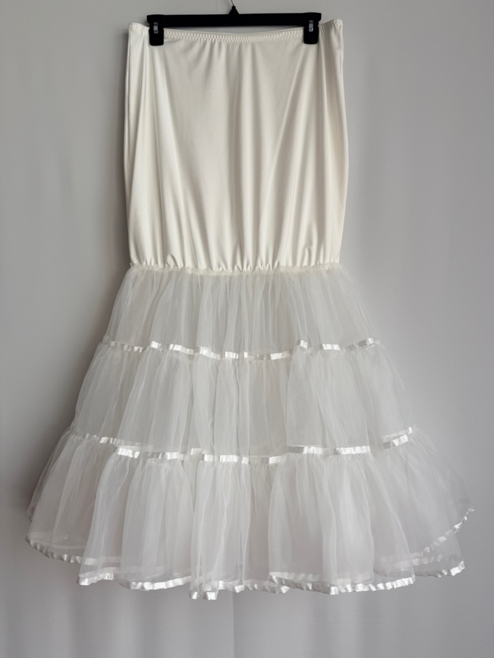 Grace Karin White Layered Tulle Petticoat Skirt